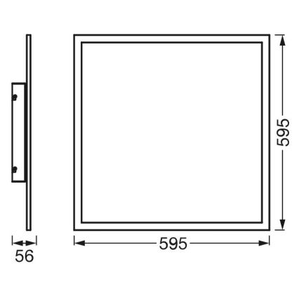 Ledvance - Pannello LED RGBW Dimmerabile SMART+ PLANON LED/40W/230V 3000-6500K Wi-Fi + telecomando