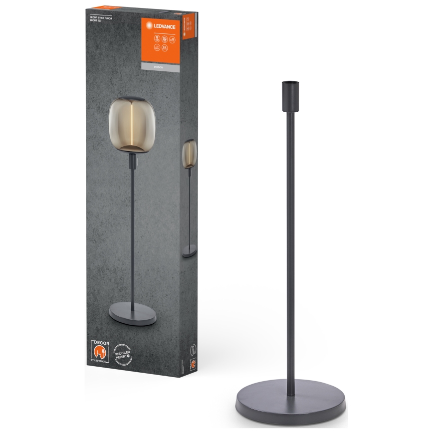 Ledvance - Piede lampada DECOR STICK 1xE27/40W/230V antracite
