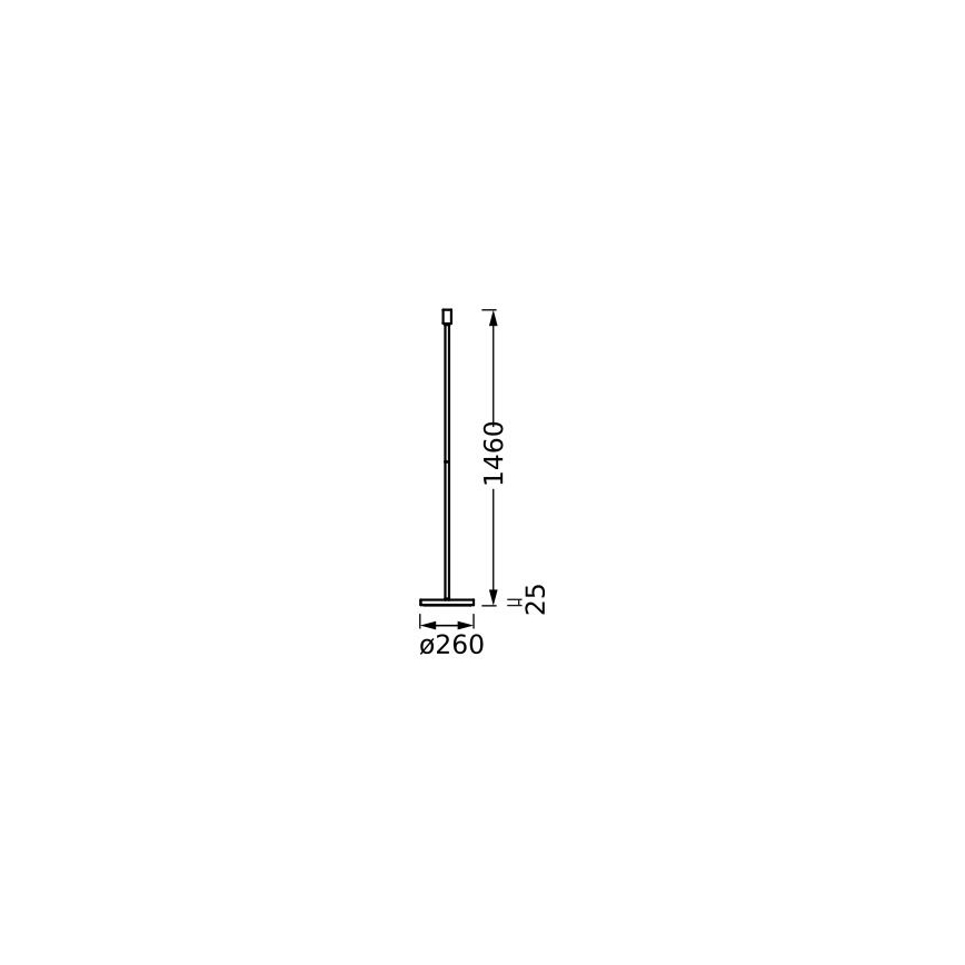 Ledvance - Piede lampada DECOR STICK 1xE27/40W/230V beige