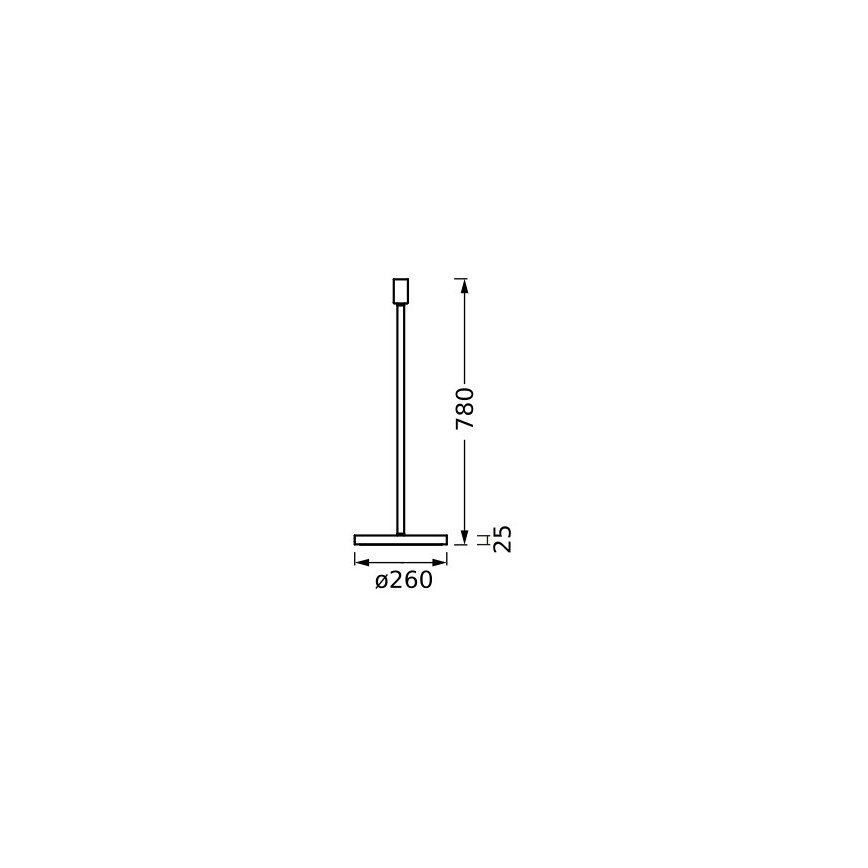 Ledvance - Piede lampada DECOR STICK 1xE27/40W/230V beige