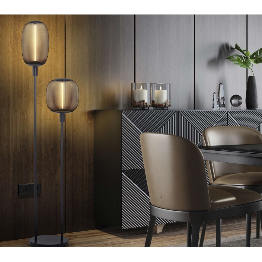 Ledvance - Piede lampada DECOR STICK 2xE27/40W/230V antracite