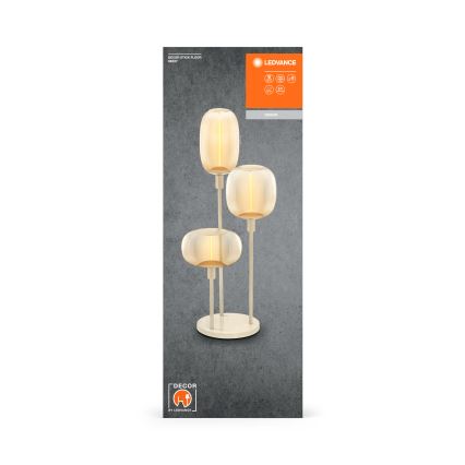 Ledvance - Piede lampada DECOR STICK 3xE27/40W/230V beige