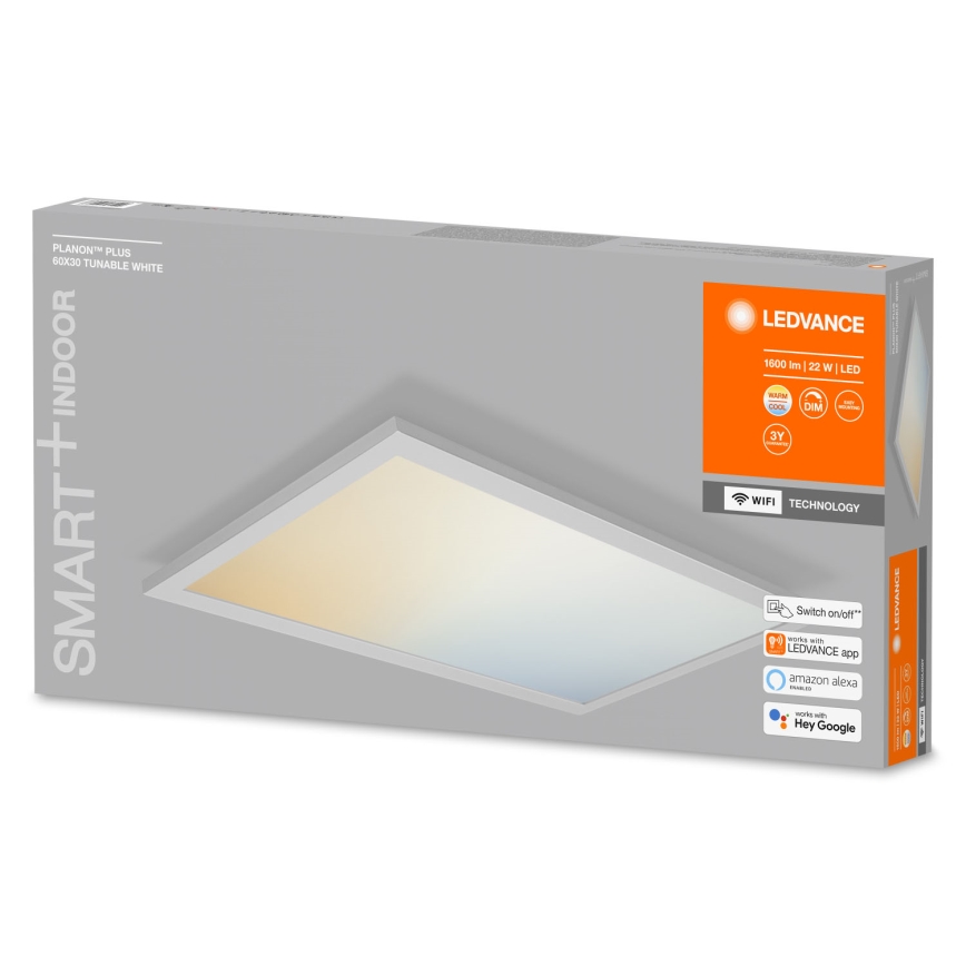 Ledvance - Plafoniera LED dimmerabile SMART+ PLANON LED/22W/230V 30x60 cm Wi-Fi
