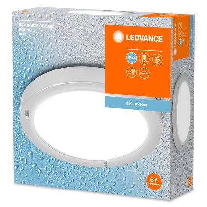 Ledvance - Plafoniera da bagno BATHROOM CLASSIC 1xE27/15W/230V IP44