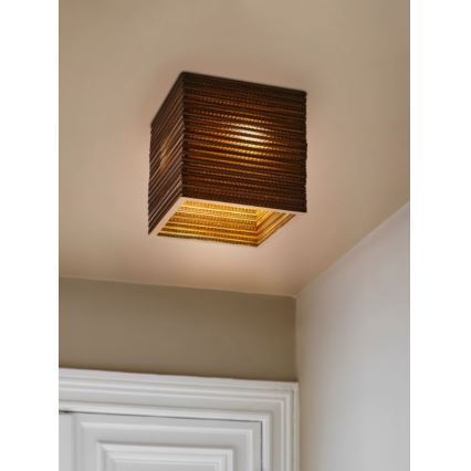 Ledvance - Plafoniera DECOR CARDBOARD 1xE27/15W/230V 25x25 cm