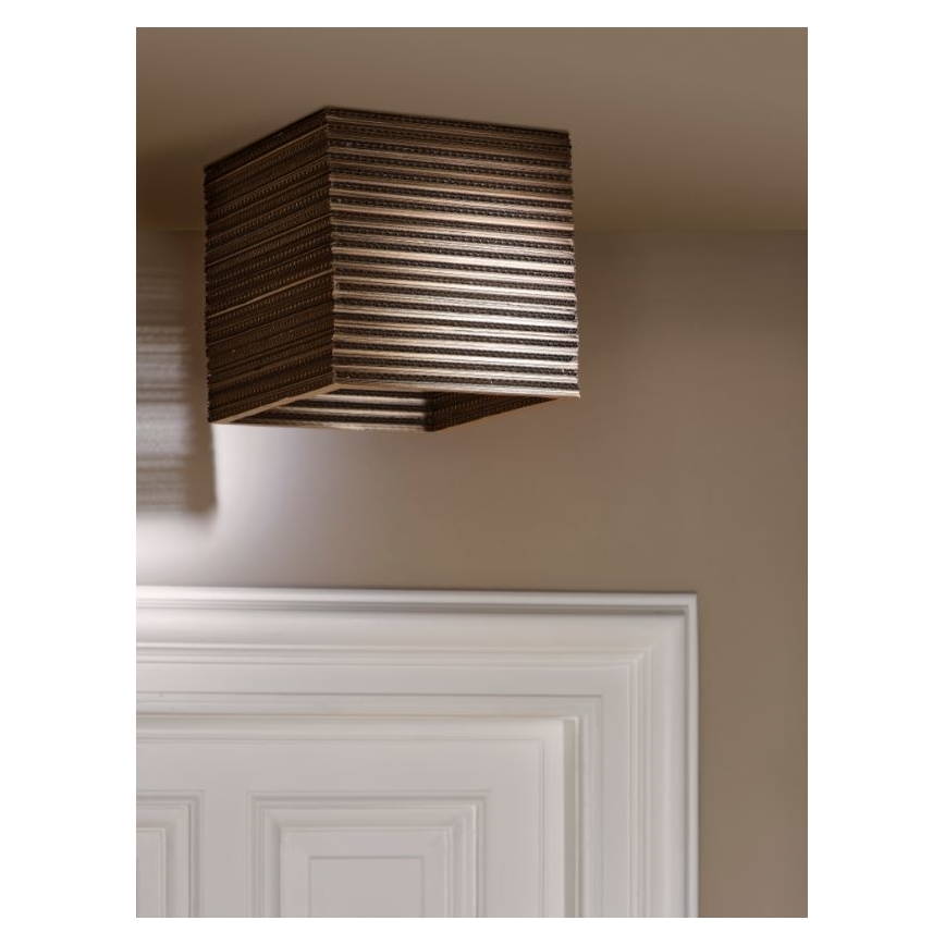 Ledvance - Plafoniera DECOR CARDBOARD 1xE27/15W/230V 25x25 cm