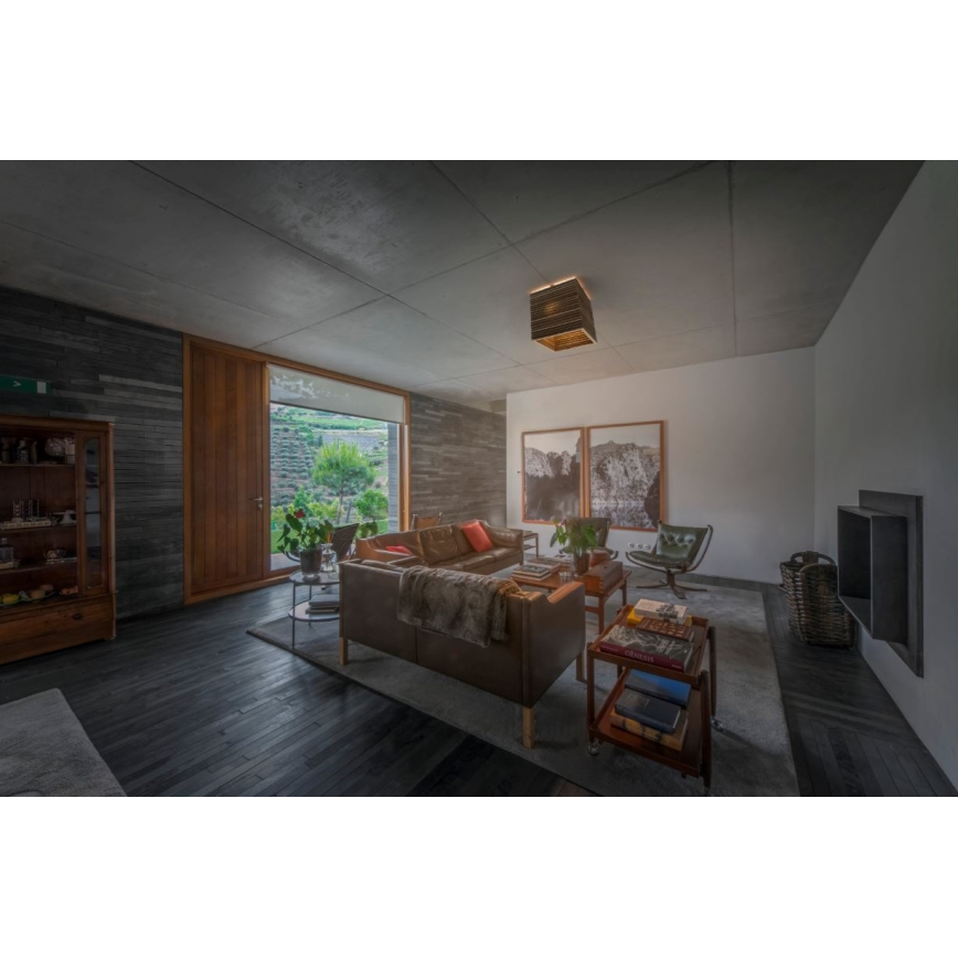 Ledvance - Plafoniera DECOR CARDBOARD 1xE27/15W/230V 25x25 cm