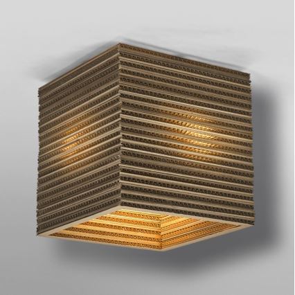 Ledvance - Plafoniera DECOR CARDBOARD 1xE27/15W/230V 25x25 cm