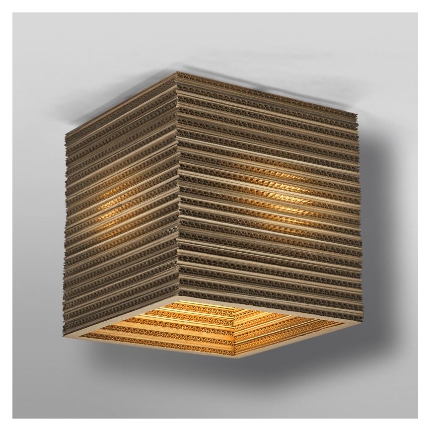 Ledvance - Plafoniera DECOR CARDBOARD 1xE27/15W/230V 25x25 cm