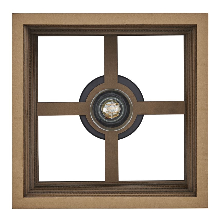 Ledvance - Plafoniera DECOR CARDBOARD 1xE27/15W/230V 25x25 cm