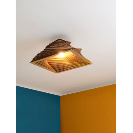 Ledvance - Plafoniera DECOR CARDBOARD 1xE27/15W/230V 40x40 cm