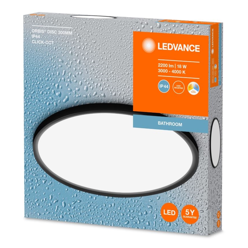 Ledvance - Plafoniera da bagno LED DISC LED/18W/230V 3000/4000K IP44
