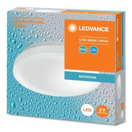 Ledvance - Plafoniera LED da bagno CEILING ROUND LED/12W/230V 6500K IP44