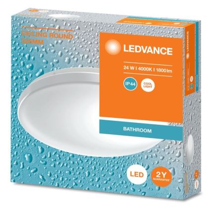 Ledvance - Plafoniera LED da bagno CEILING ROUND LED/24W/230V 4000K IP44