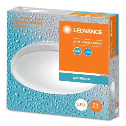 Ledvance - Plafoniera LED da bagno CEILING ROUND LED/24W/230V 6500K IP44