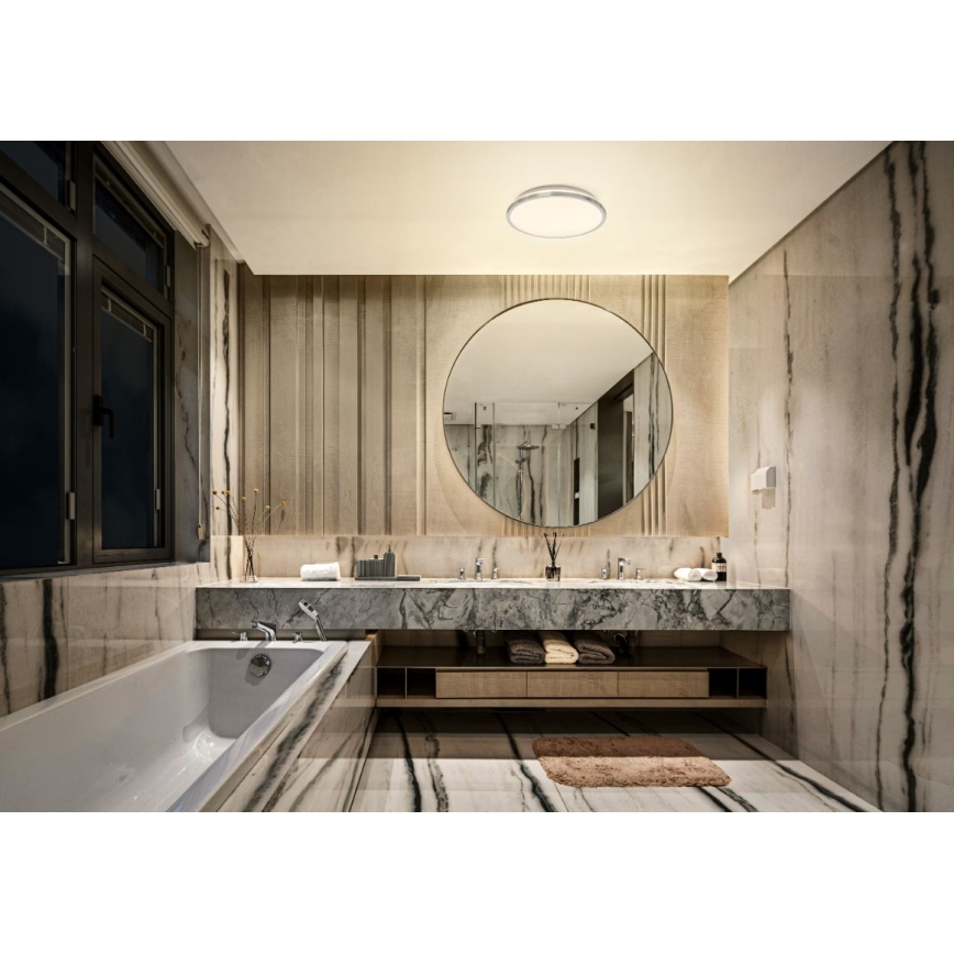 Ledvance - Plafoniera LED da bagno DISC LED/18W/230V 3000/4000K IP44