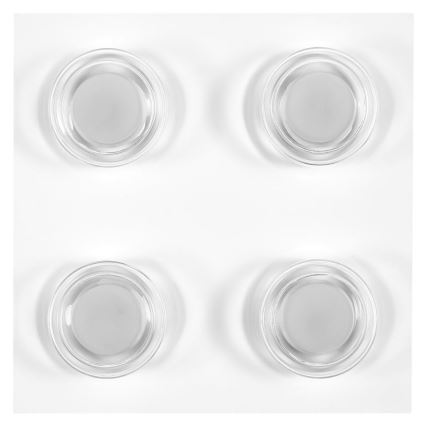 Ledvance - Plafoniera LED da bagno ORBIS FLAME 4xLED/5,5W/230V 3000/4000K IP44 bianco