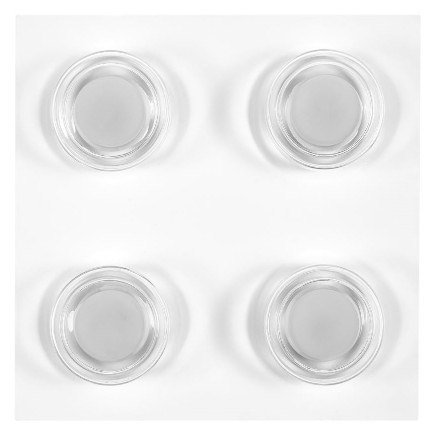 Ledvance - Plafoniera LED da bagno ORBIS FLAME 4xLED/5,5W/230V 3000/4000K IP44 bianco