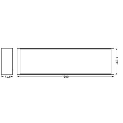 Ledvance - Plafoniera LED dimmerabile OFFICE LINE LED/20W/230V 60 cm + telecomando