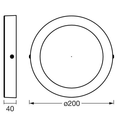 Ledvance - Plafoniera LED dimmerabile SMART+ ORBIS LED/12W/230V 3000-6500K Wi-Fi