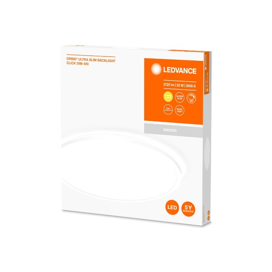 Ledvance - Plafoniera LED dimmerabile ORBIS LED/22W/230V bianco