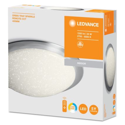 Ledvance - Plafoniera LED dimmerabile SILARA LED/24W/230V +Telecomando