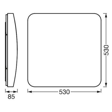 Ledvance - Plafoniera LED Dimmerabile SMART+ CLEAM LED/42W/230V 300-6500K Wi-Fi