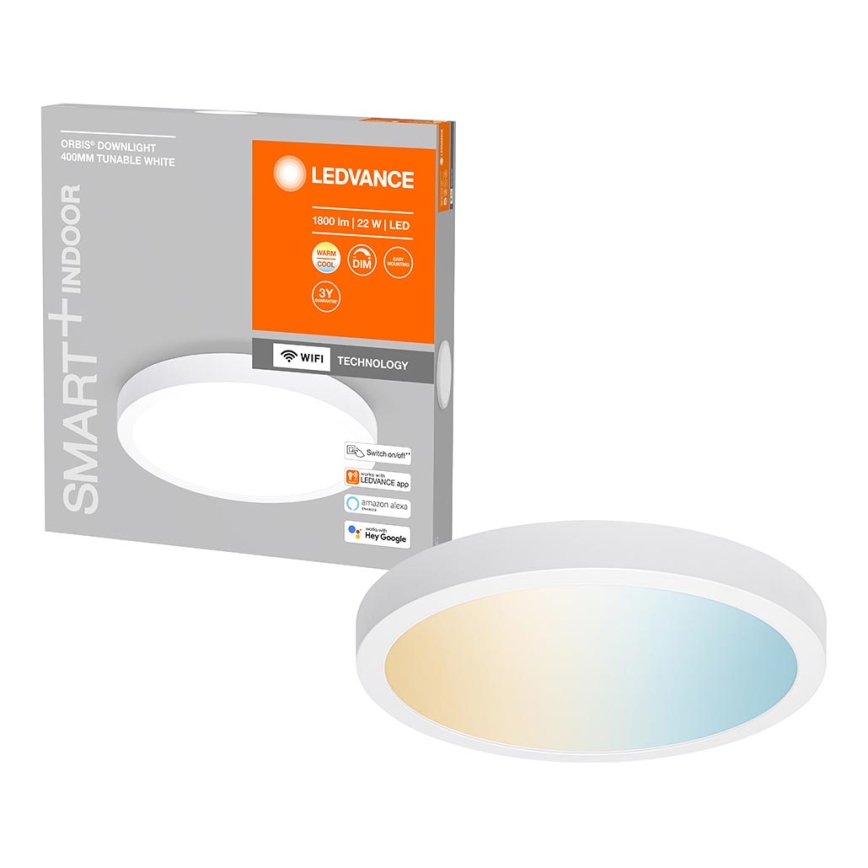 Ledvance - Plafoniera LED dimmerabile SMART+ DOWNLIGHT LED/22W/230V 3000-6500K Wi-Fi