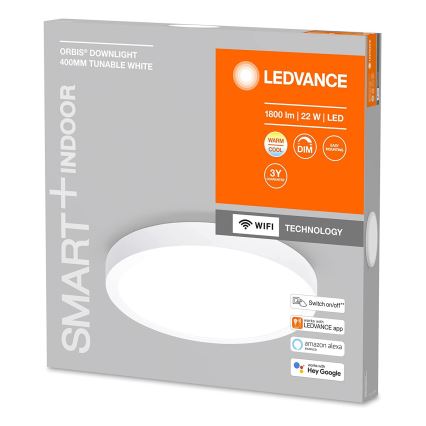 Ledvance - Plafoniera LED dimmerabile SMART+ DOWNLIGHT LED/22W/230V 3000-6500K Wi-Fi