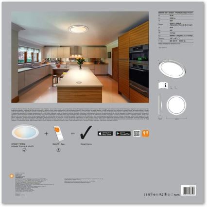 Ledvance - Plafoniera LED dimmerabile SMART+ FRAME LED/32W/230V Wi-Fi