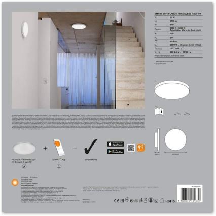 Ledvance - Plafoniera LED dimmerabile SMART+ FRAMELESS LED/20W/230V Wi-Fi