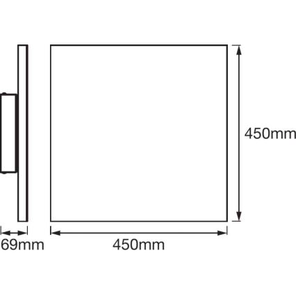 Ledvance - Plafoniera LED dimmerabile SMART+ FRAMELESS LED/28W/230V Wi-Fi