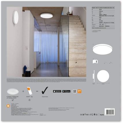 Ledvance - Plafoniera LED dimmerabile SMART+ FRAMELESS LED/28W/230V Wi-Fi