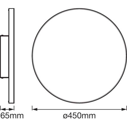 Ledvance - Plafoniera LED dimmerabile SMART+ FRAMELESS LED/28W/230V Wi-Fi