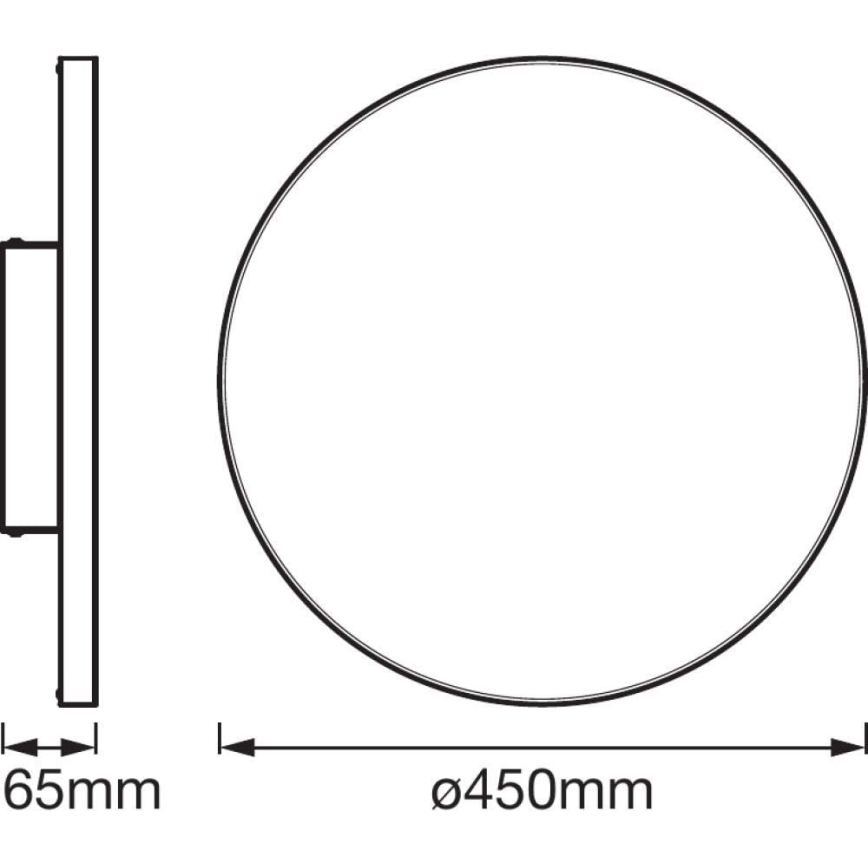 Ledvance - Plafoniera LED dimmerabile SMART+ FRAMELESS LED/28W/230V Wi-Fi