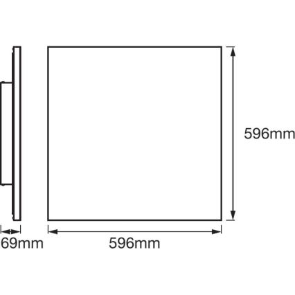 Ledvance - Plafoniera LED dimmerabile SMART+ FRAMELESS LED/40W/230V Wi-Fi