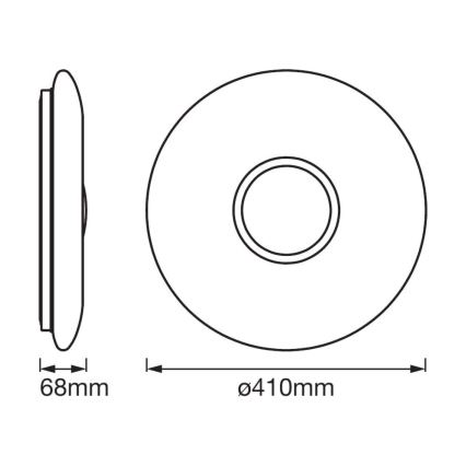 Ledvance - Plafoniera LED dimmerabile SMART+ KITE LED/24W/230V Wi-Fi