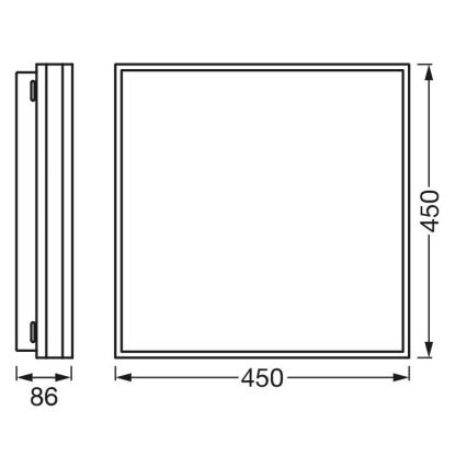 Ledvance - Plafoniera LED dimmerabile SMART+ MAGNET LED/42W/230V 3000-6500K Wi-Fi