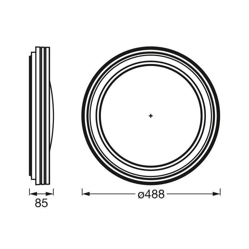 Ledvance -Plafoniera LED dimmerabile SMART+ ORBIS LED/30W/230V 3000-6500K Wi-Fi