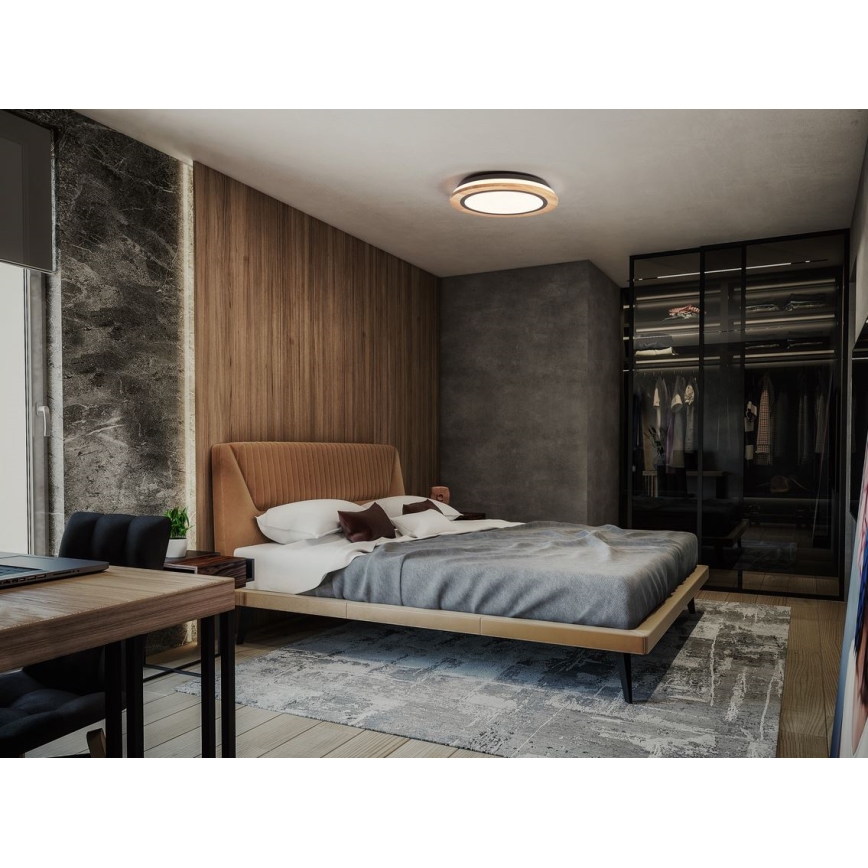 Ledvance - Plafoniera LED dimmerabile SMART+ ORBIS WOOD LED/24W/230V 2700-6500K quercia Wi-Fi
