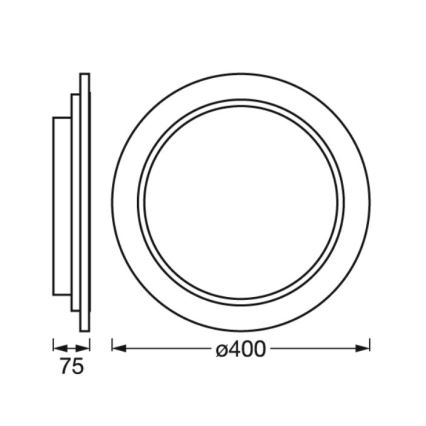Ledvance - Plafoniera LED dimmerabile SMART+ ORBIS WOOD LED/24W/230V 2700-6500K quercia Wi-Fi