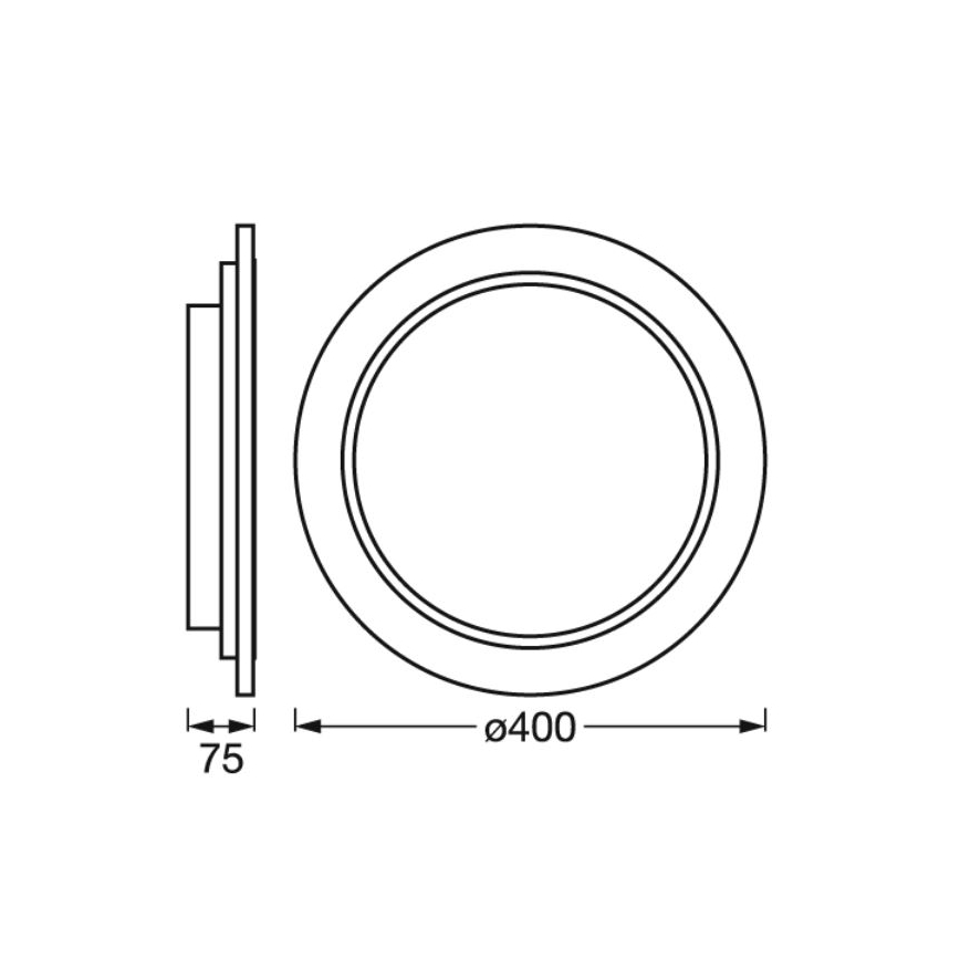 Ledvance - Plafoniera LED dimmerabile SMART+ ORBIS WOOD LED/24W/230V 2700-6500K quercia Wi-Fi
