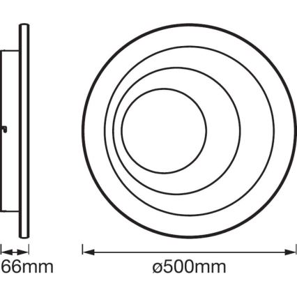 Ledvance - Plafoniera LED dimmerabile SMART+ SPIRAL LED/24W/230V Wi-Fi