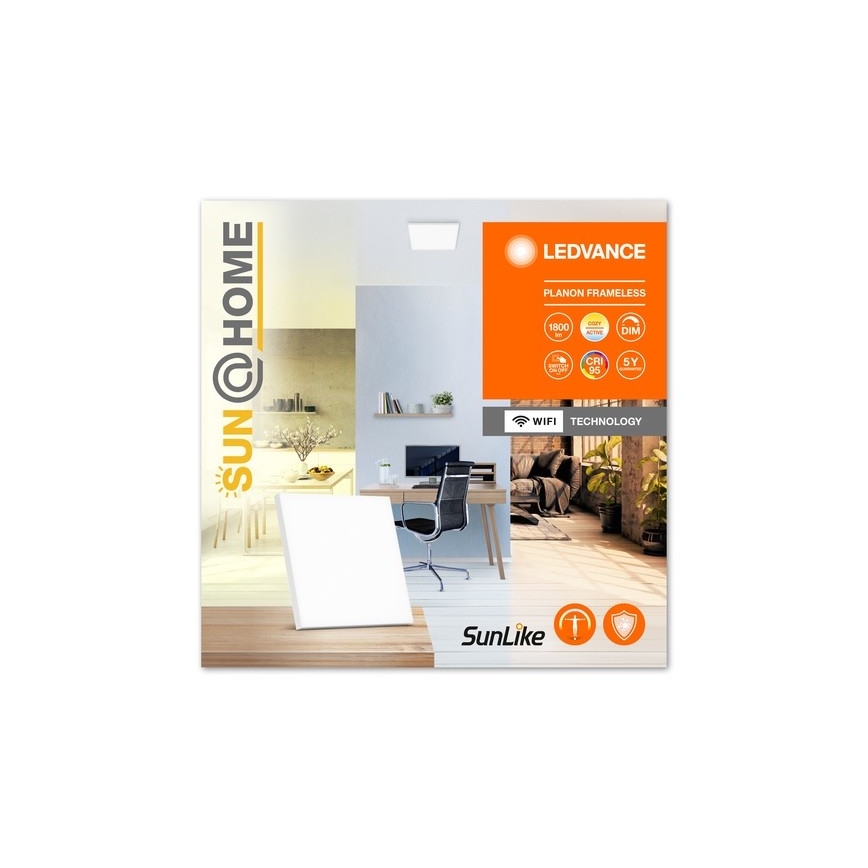Ledvance - Plafoniera LED dimmerabile SUN@HOME LED/20W/230V 2200-5000K CRI 95 Wi-Fi