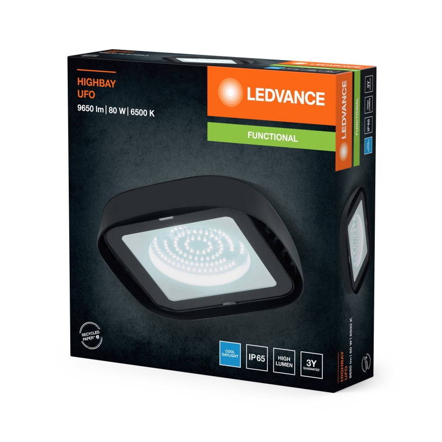 Ledvance - Plafoniera LED industriale HIGHBAY LED/80W/230V IP65 6500K