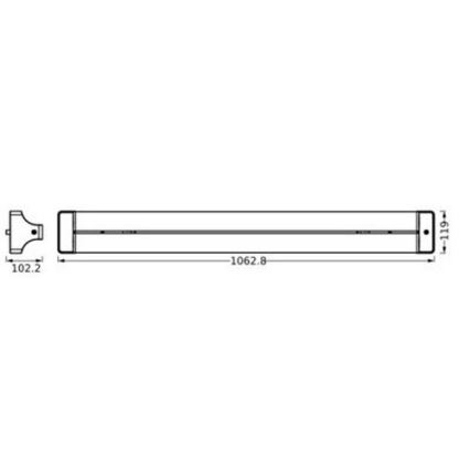 Ledvance - Plafoniera LED OFFICE LINE LED/42W/230V 106 cm