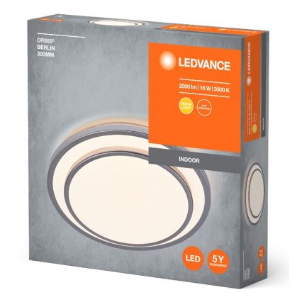 Ledvance - Plafoniera LED ORBIS BERLIN LED/16W/230V argento