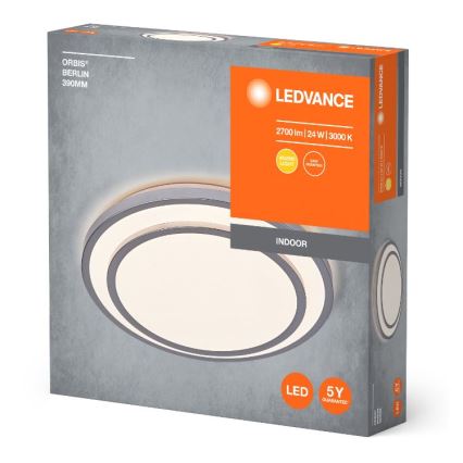 Ledvance - Plafoniera LED ORBIS BERLIN LED/24W/230V argento