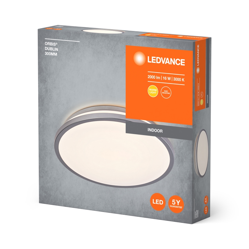Ledvance - Plafoniera LED ORBIS DUBLIN LED/16W/230V diametro 29,5 cm