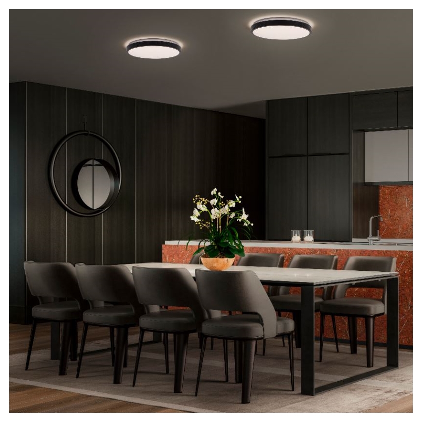 Ledvance - Plafoniera LED ORBIS LONDON LED/16W/230V nero